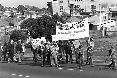 Hiroshima Day, 1981 - marchers.