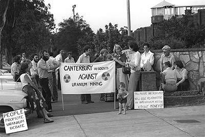 Movement Against Uranium Mining protest at Pentridge, September 1977