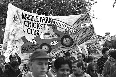 Save Albert Park rally, 1994.