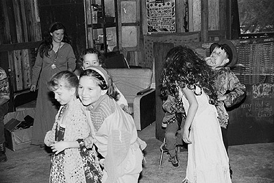 New Year's Eve fancy dress party at Camp Eureka, 1989.