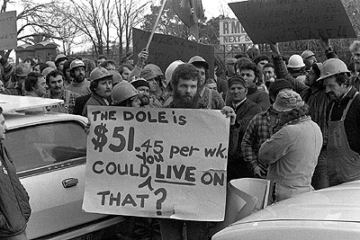 Anti-Fraser protest, Hilton Hotel, 17th August 1978