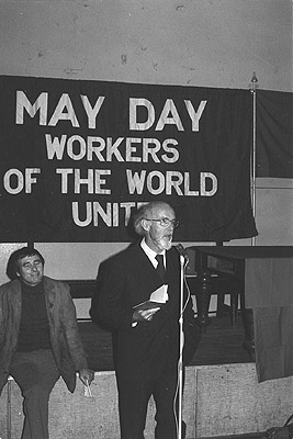 Manning Clark at Eight-hour Day celebration, 28th April 1977