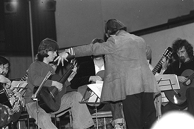 Jochen Schubert at Movement Against Uranium Mining meeting, 5th August 1977