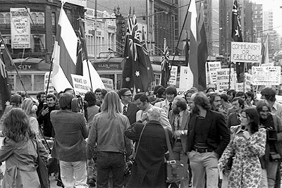 People Against Communism (PAC) rally in the City Square - Claude Woods.
