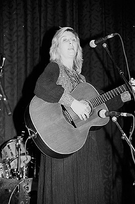Sue McCulloch at the Anti-Vietnam War Moratorium 20th anniversary, 11th May 1990.