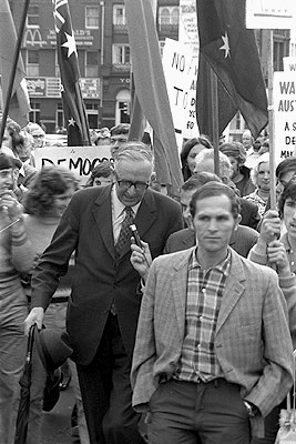 People Against Communism (PAC) rally in the City Square - Frank McManus.