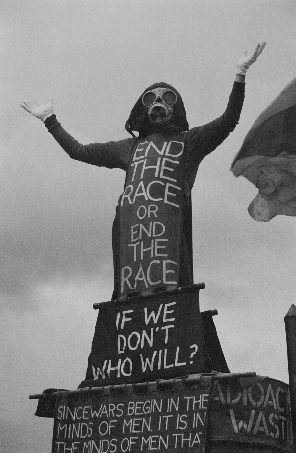 Benny Zable at Peace Picnic in Darebin Parklands, 1986.