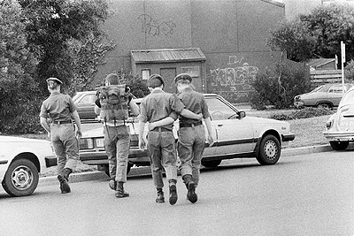 Warships protest, 15th October 1988