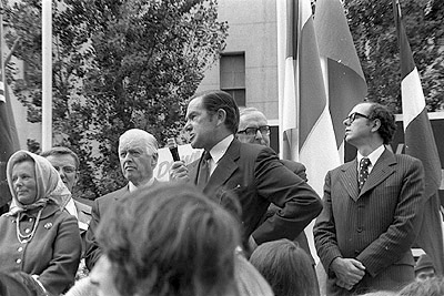 People Against Communism (PAC) rally in the City Square.