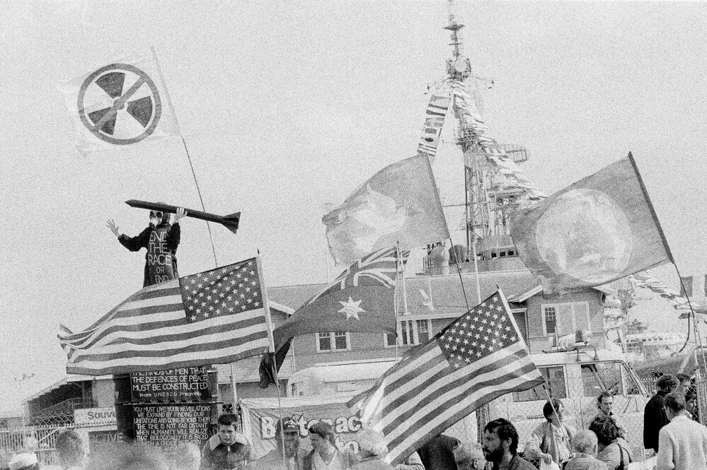 Warships protest, 15th October 1988