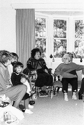 Arts Action for Peace reception for Ronnie Gilbert, 1986