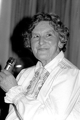 Alice Dickie at Alf Dickie's 75th birthday, 27th August 1978