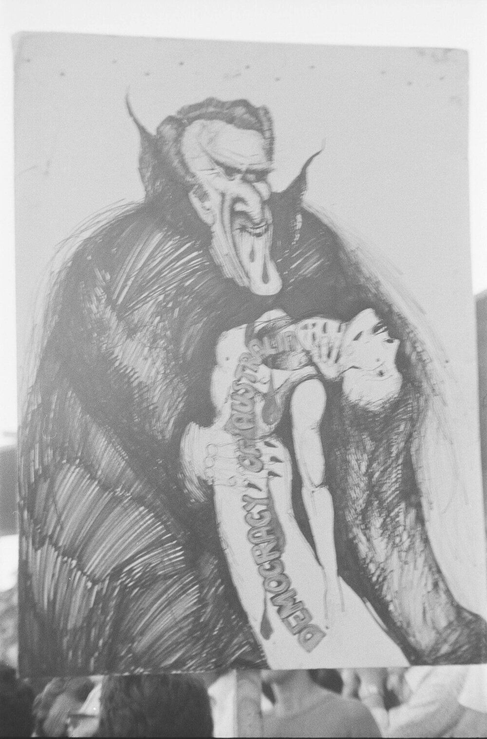 Anti-Fraser banner at Whitlam rally