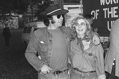 May Day, 1981 - Pete Steedman and Jean McLean.