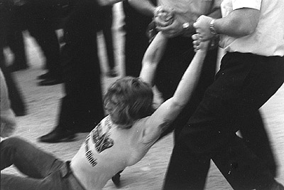 USS Queenfish protest, Station Pier, Port Melbourne, 5th March 1978