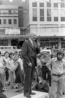 Anti-Vietnam war march ; Bill O'Bryan