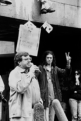 John Halfpenny during U.S. President George Bush's visit to Melbourne, 1992.