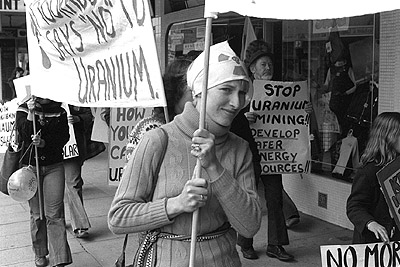 Movement Against Uranium Mining march, 30th July 1977