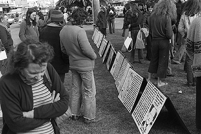 Stop Omega Campaign rally in Yarram, 14th August 1977