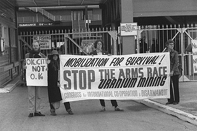 Protest against USS Oklahoma, 10th May 1978