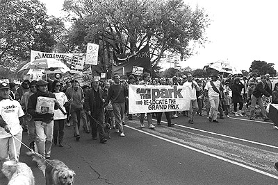 Save Albert Park rally, 1994.