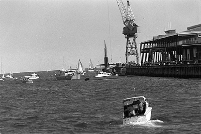 USS Queenfish at Station Pier, Port Melbourne, 5th March 1978