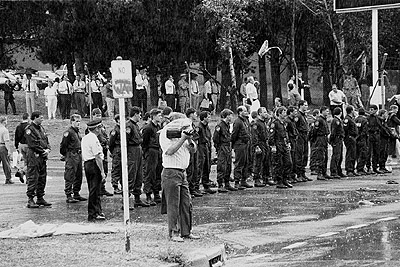 Tactical Response Group at the Australian International Defence and Equipment Exhibition (AIDEX) protest, Canberra, 26 November 1991.