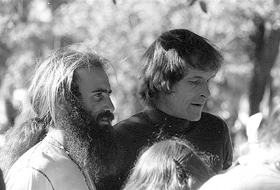 Ian Cohen at the Honeymoon uranium mine rally, May 1982.