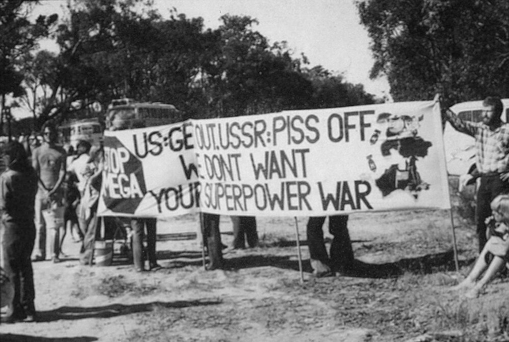 Stop Omega Campaign rally in Yarram, 14th August 1977.