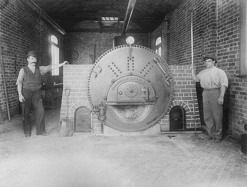 Boiler for supplying steam to Laboratory