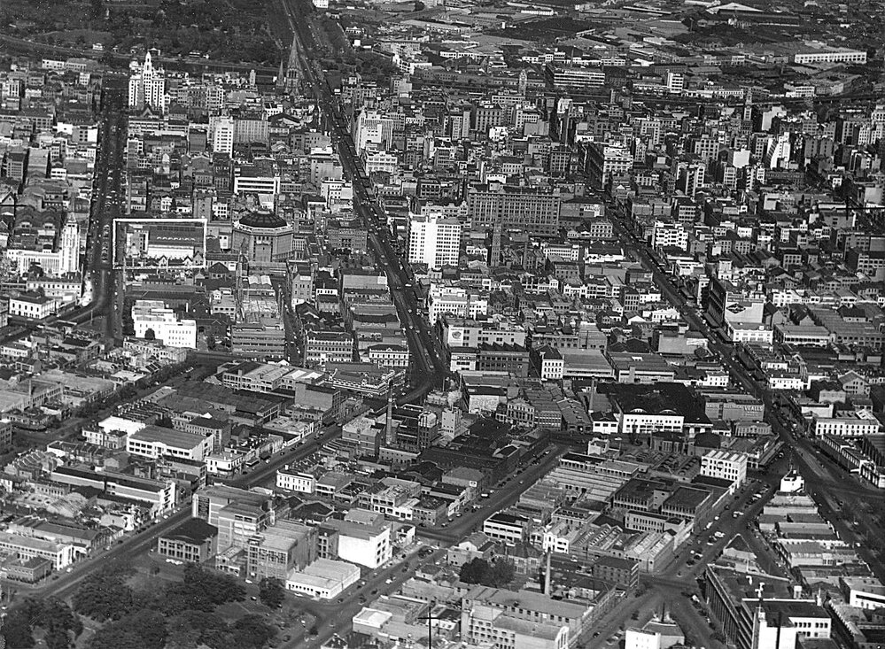 City of Melbourne, showing location of National Museum