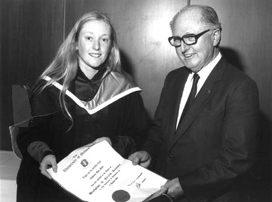 Professor H.A.J. Ford and daughter Rebecca May Ford