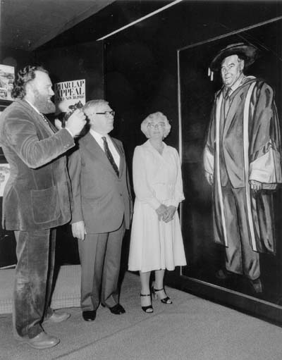 Painting of the late Professor J.D. Steel (veterinary physiology)