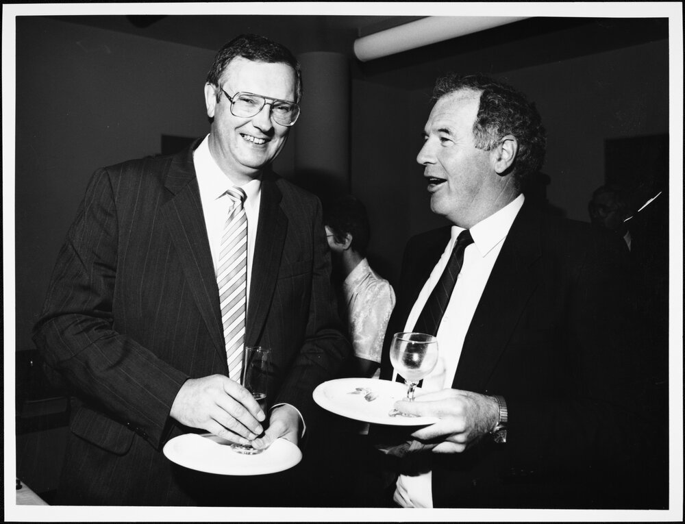 Sheehan, Barry (right) with Michael Osbourne