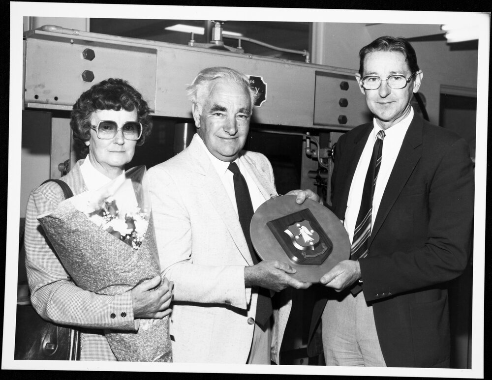 Stevens, Professor Len (right)