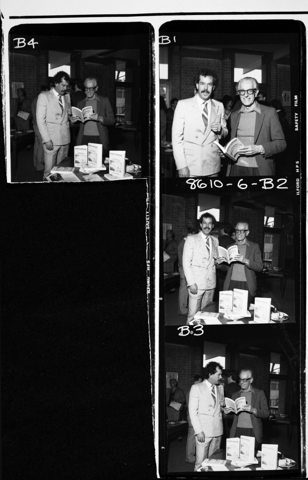 Bernard, Dr Michael (left) with Dr Albert Ellis.