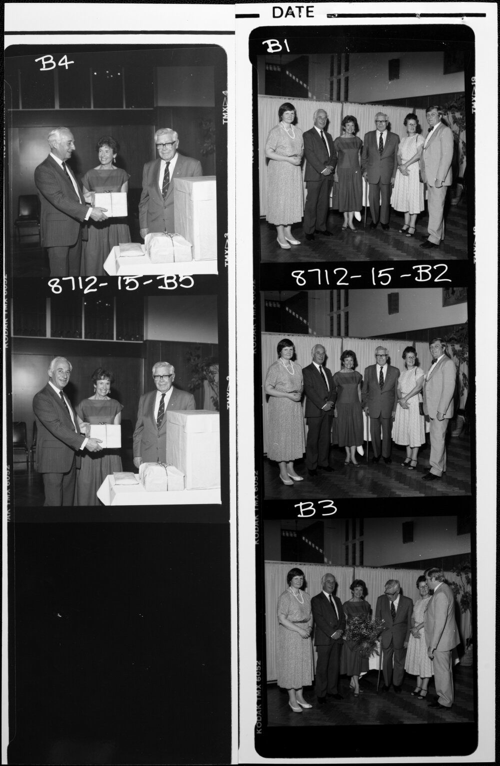 Caro, Professor David. Farewell as Vice Chancellor in the Union Buffet