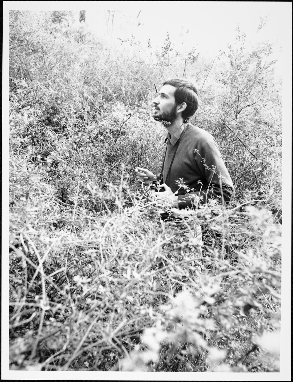 Clarke, Dr Michael, Zoology, at his bellbird research site near the Plenty River, Bundoora