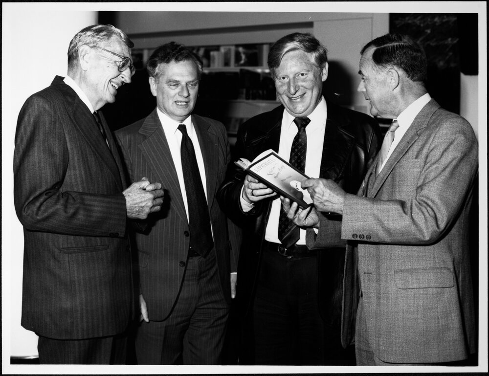 Poynter, Professor John (second from left)