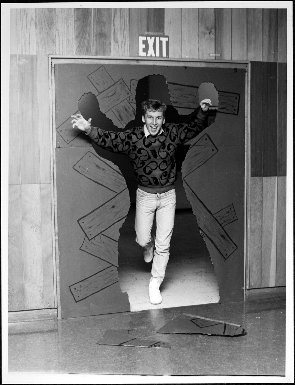 Architecture - Projects and Designs. First year students&rsquo; project, designing different doorways. 1986