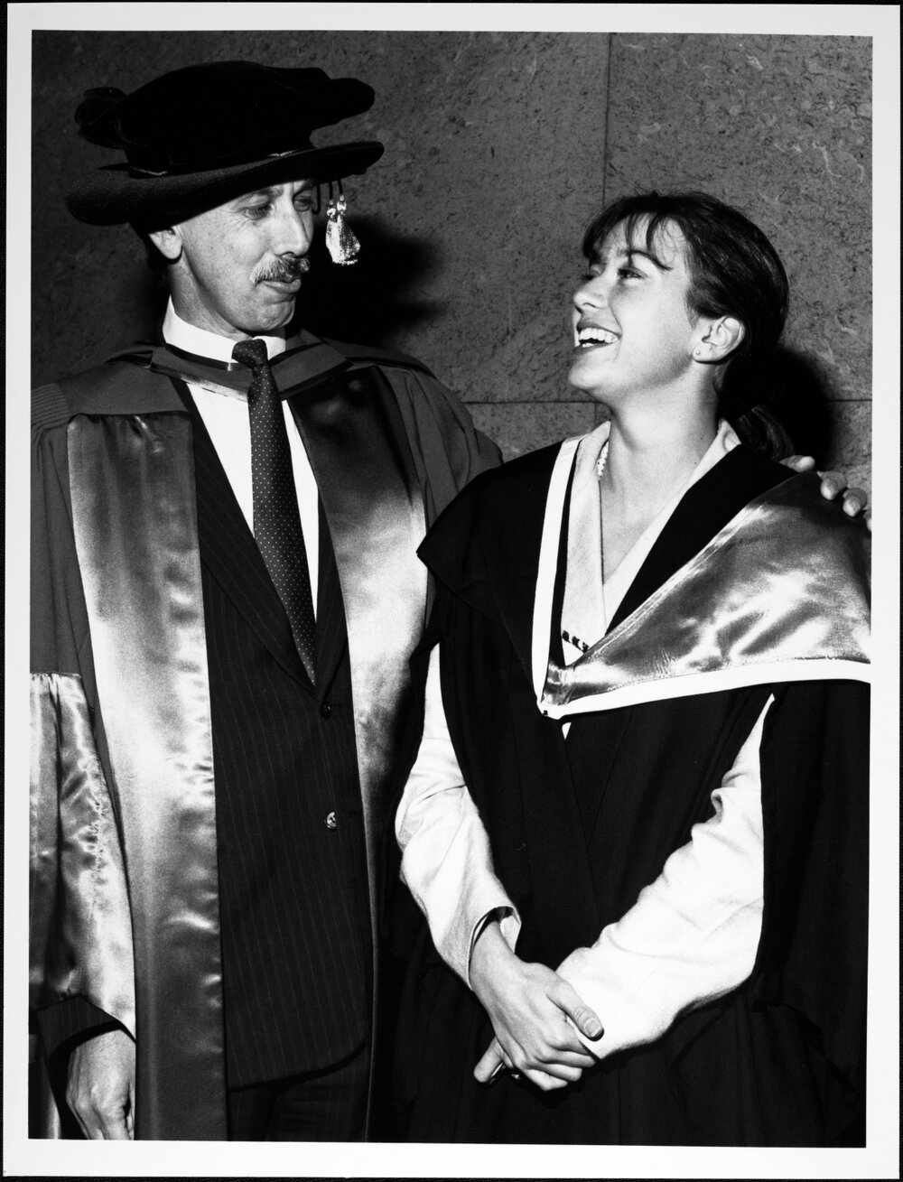 Yeomans, Prof Neville and daughter at conferring