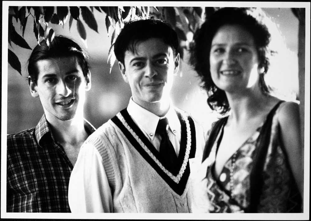 Alumni. University Fund beneficiaries Peter Papadopoulous, Glenn Johnson and Kim Plummer