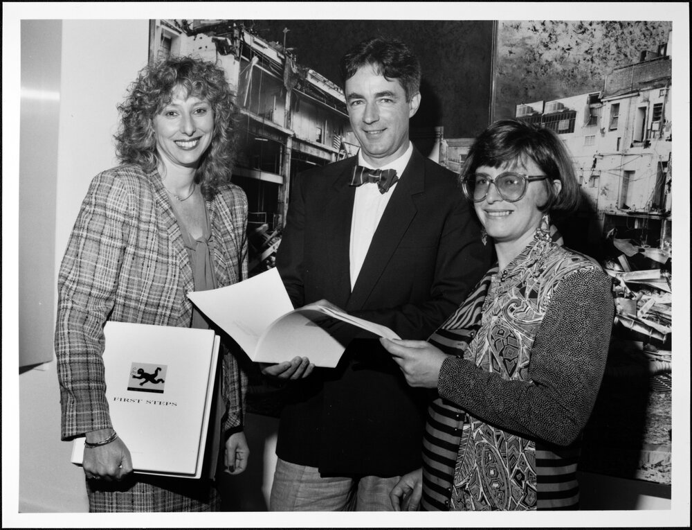 Artsafe Project. Ricci Swart, Head of the University&rsquo;s television production unit; Dr Michael Nott, Director of the Artsafe Project; and Rhonda Galbally, Director of Vic Health, at the &nbsp;launch of the Artsafe Project. Artsafe video