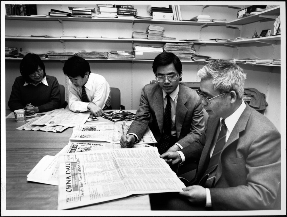 Asian Law Centre. Chinese lawyers researching for Centre publication &lsquo;China Law Update&rsquo;