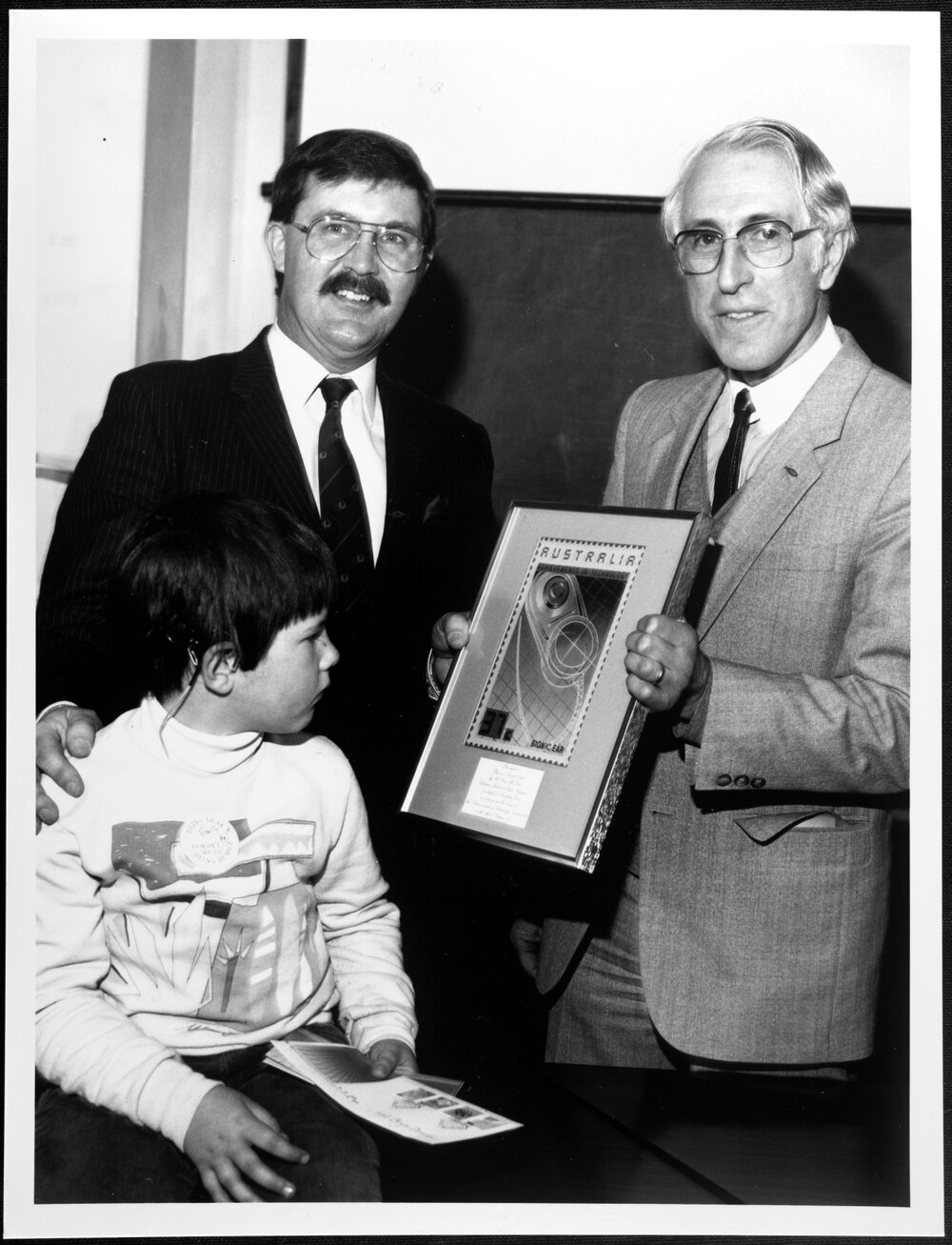 Bionic Ear. Postage stamp. 1987