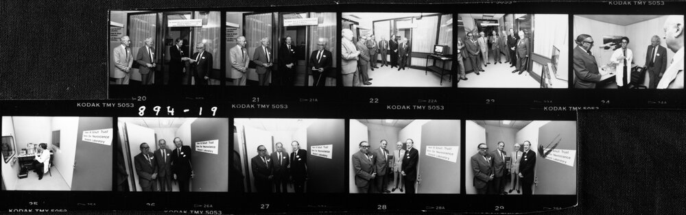 Bionic Ear. Australian Bionic Ear and Hearing Research Institute. Hand over of $250,000 cheque by Schutt trust for the Schutt lab