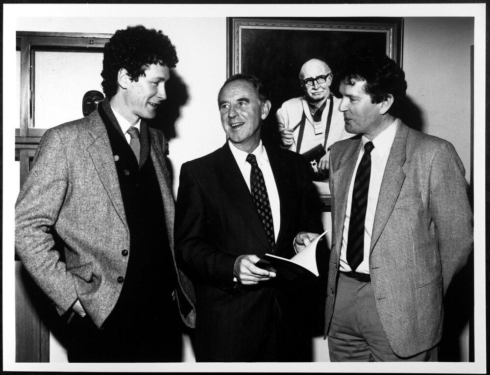 Book Launches. Mark Considine and former Premier, John Cain.