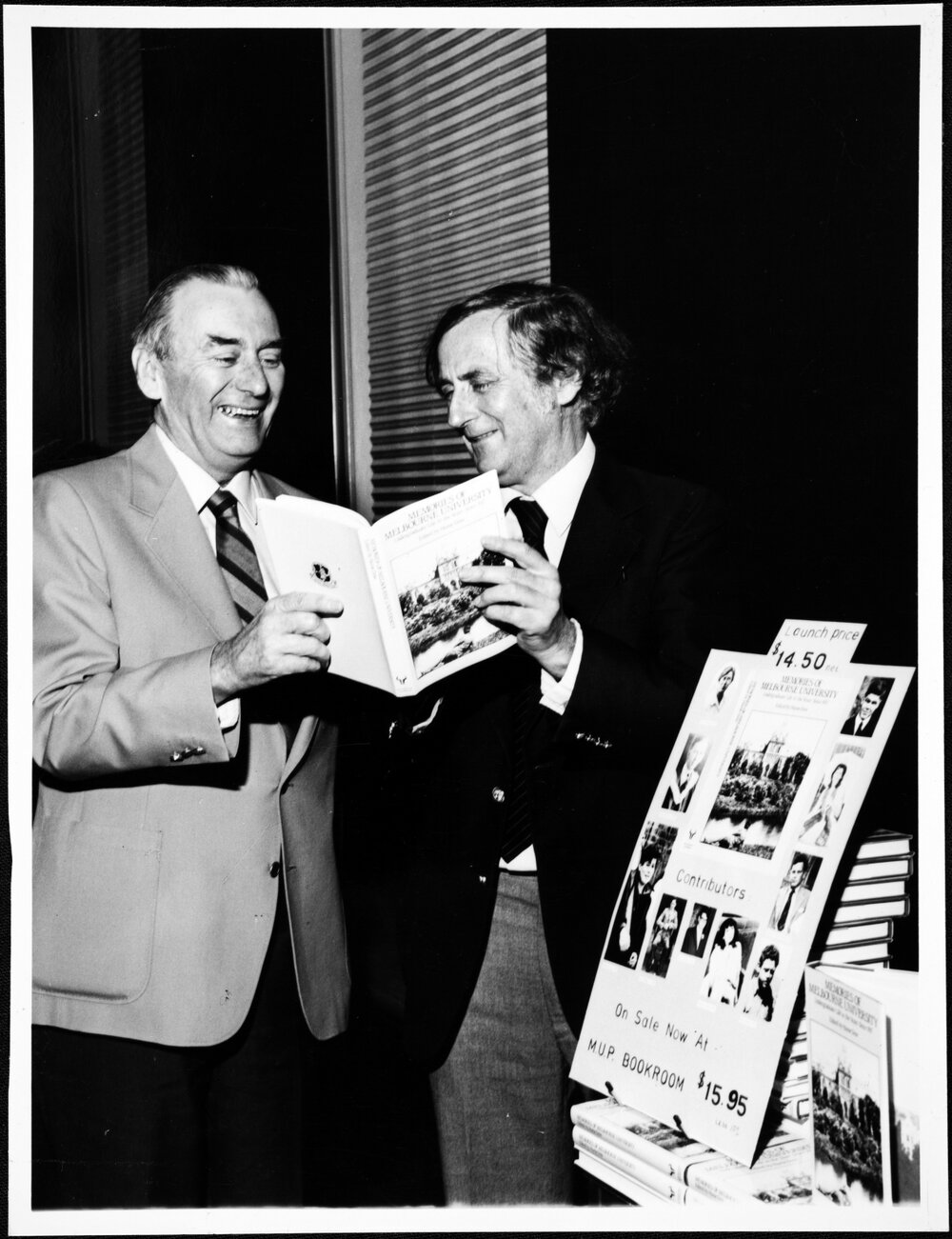 Book Launches. &lsquo;More memories of Melbourne University&rsquo; book launch