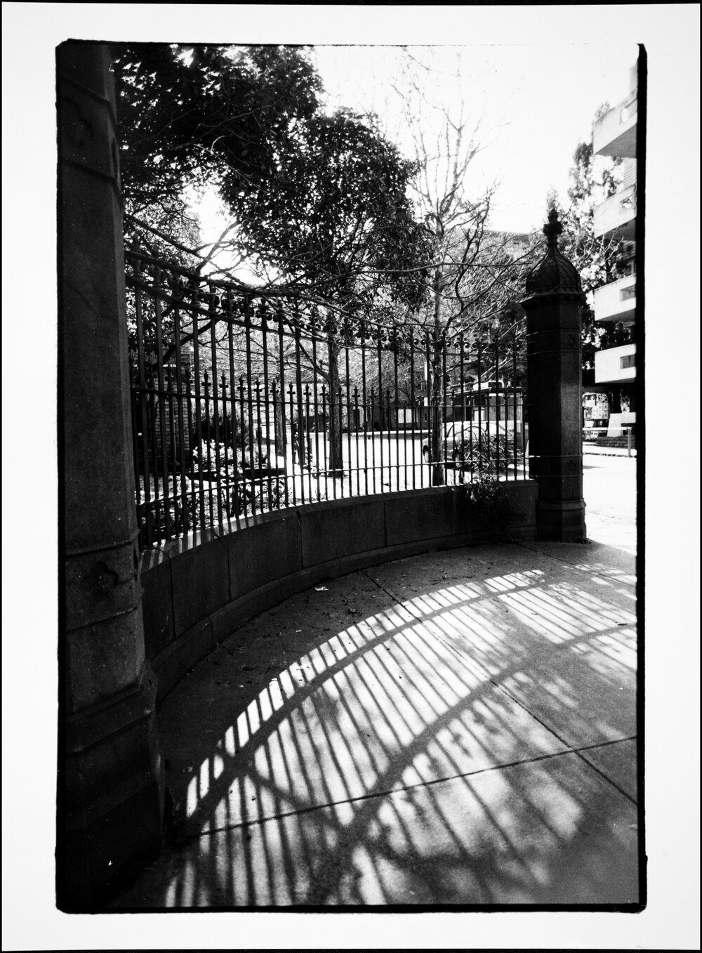 Fence, University grounds