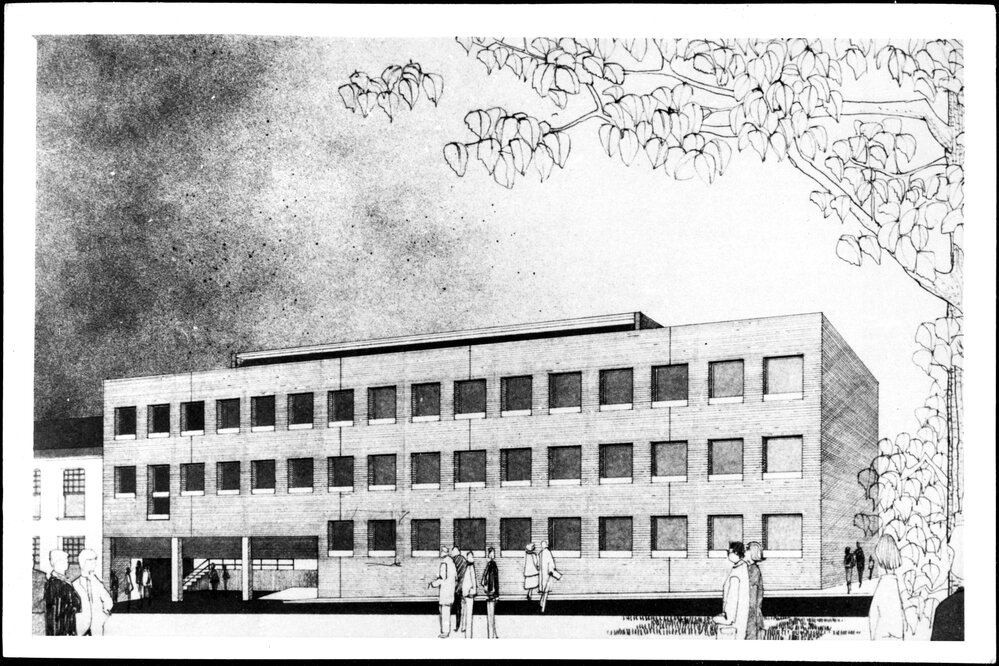 Genetics Building. 1973